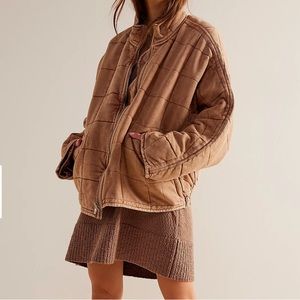 Free People Dolman Quilted Knit Jacket